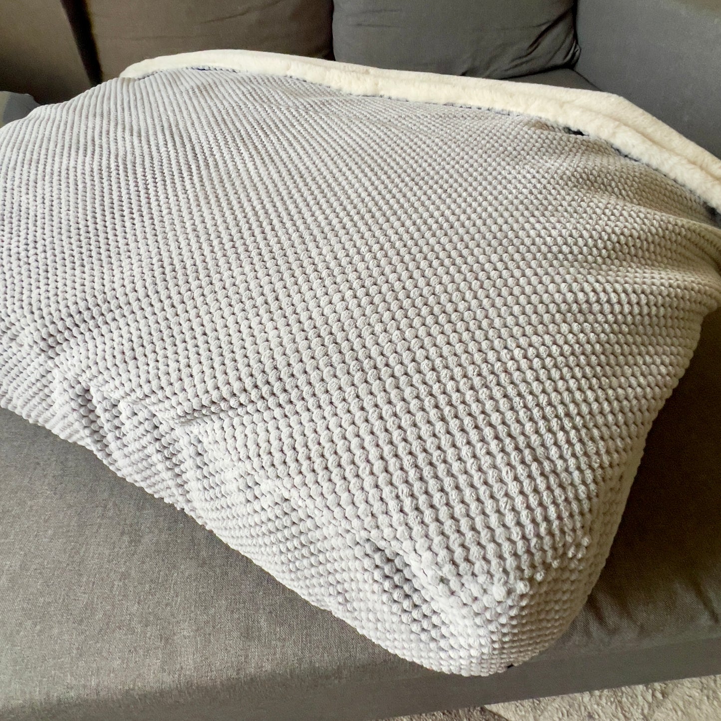 HoodyLux Gray kapuutsiga 80x60cm